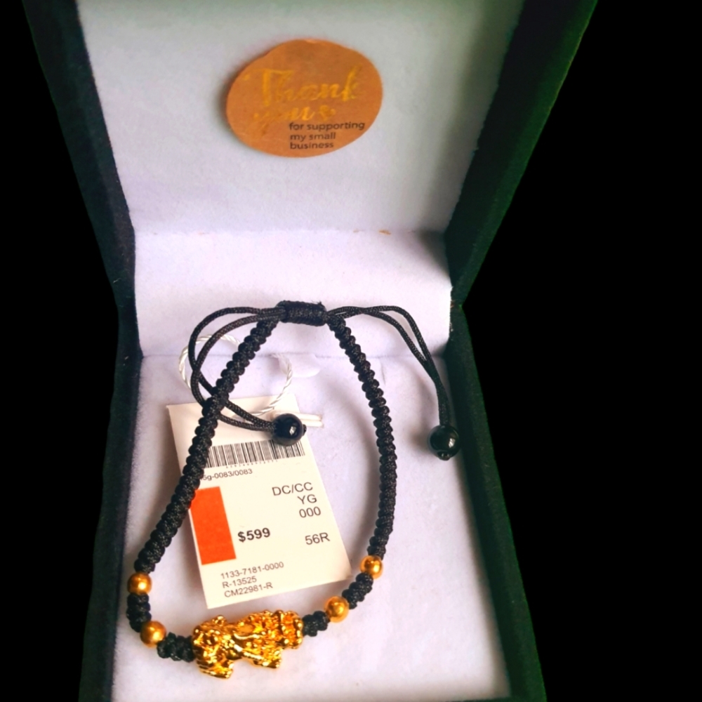 Fengsui fortune dragon bracelet